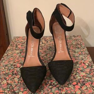 Jeffrey Campbell Black Leather Pump